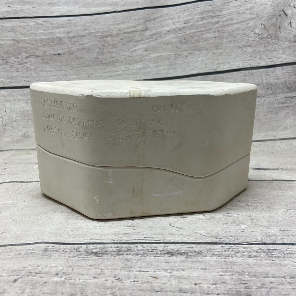 Vintage 1971 Duncan Ceramic Casting Mold Wizard Head Bust #420
