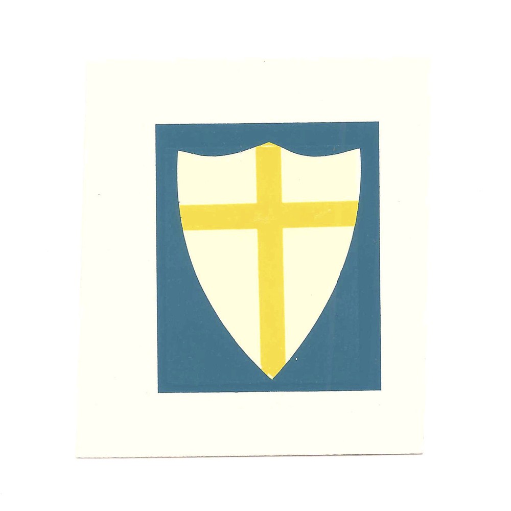 British WWII Unit Helmet Decal: British Eagle Army