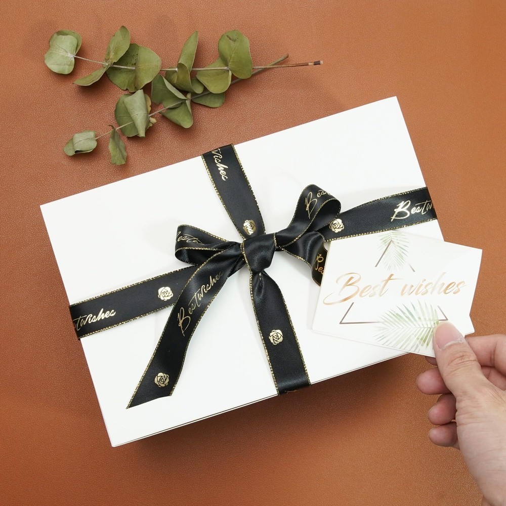 6 Pack 9x6x4 Gift Boxes White Gift Boxes with Lids for Presents White Boxes B...