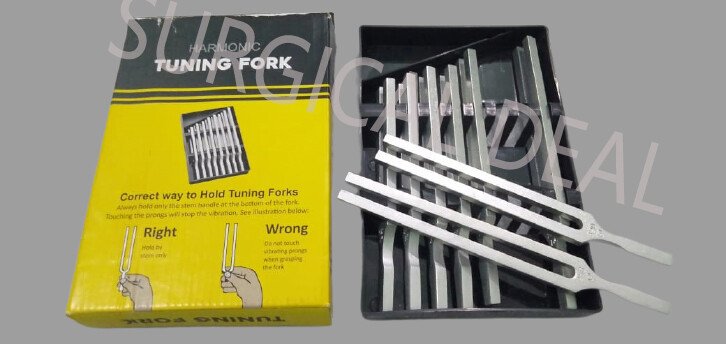 Harmonic Tuning Fork Set Of 8 With Box