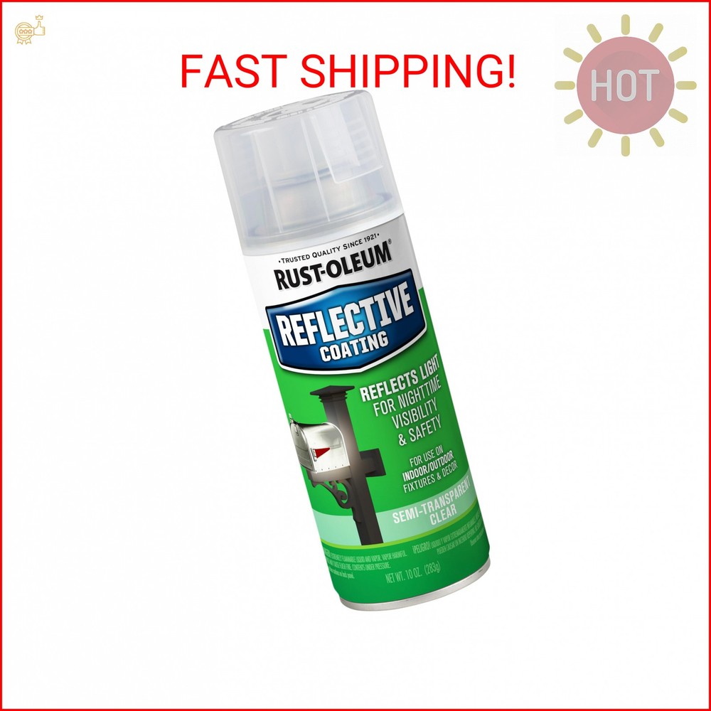 Rust-Oleum 214944 Specialty Reflective Finish Spray, 10 oz