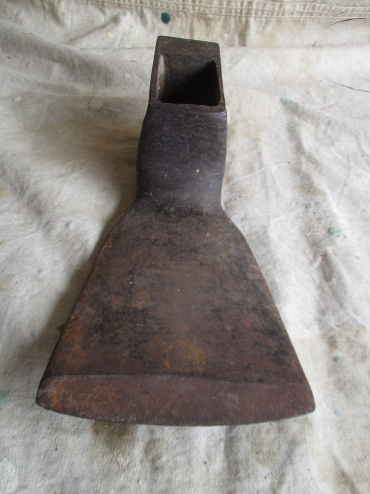 Used Spade Bit Axe Head