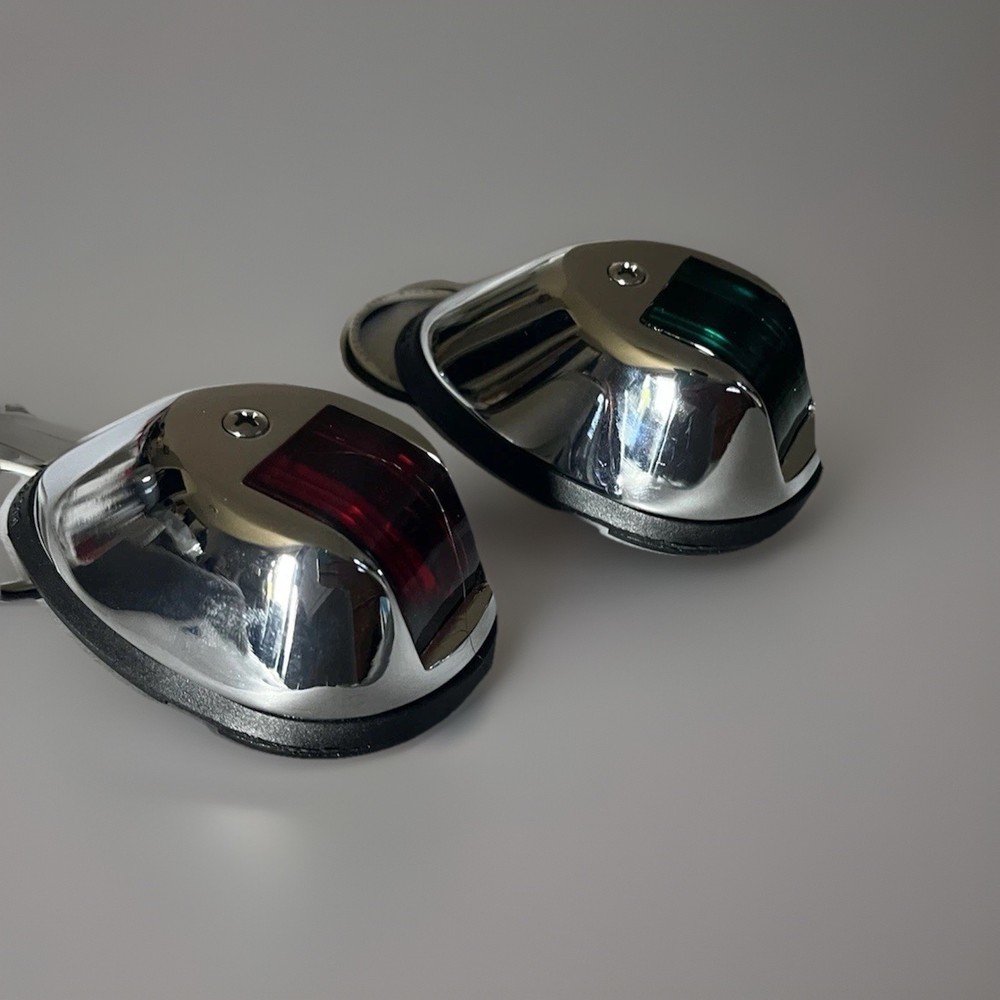 Perko Red/Green Horizontal Mount Side Light Pair