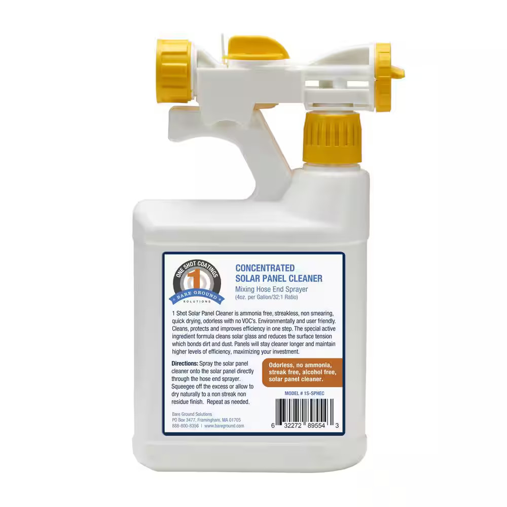 32 Oz. Concentrated Solar Panel Cleaner