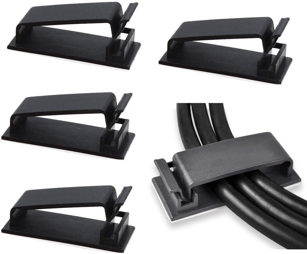 Eco-Friendly Polyamide Cable Management Clips - 50 Count for Ultimate Order