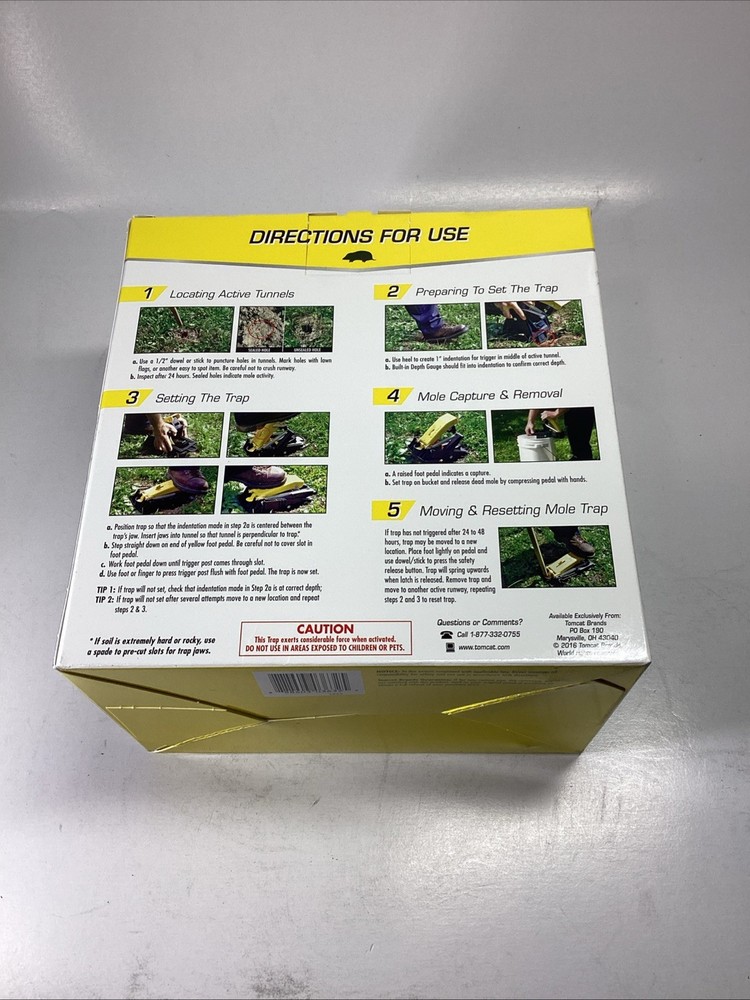 TOMCAT 0363210 Snap Trap BioSafe Design 1 Pack