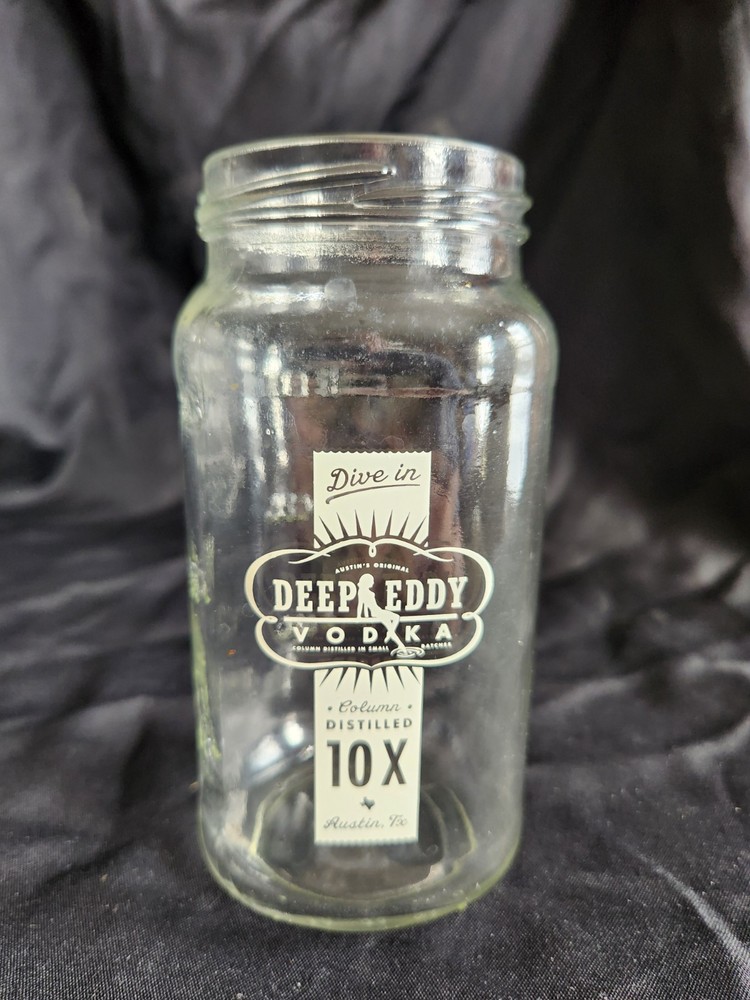 Deep Eddy Vodka Mason Jar • Clear Glass