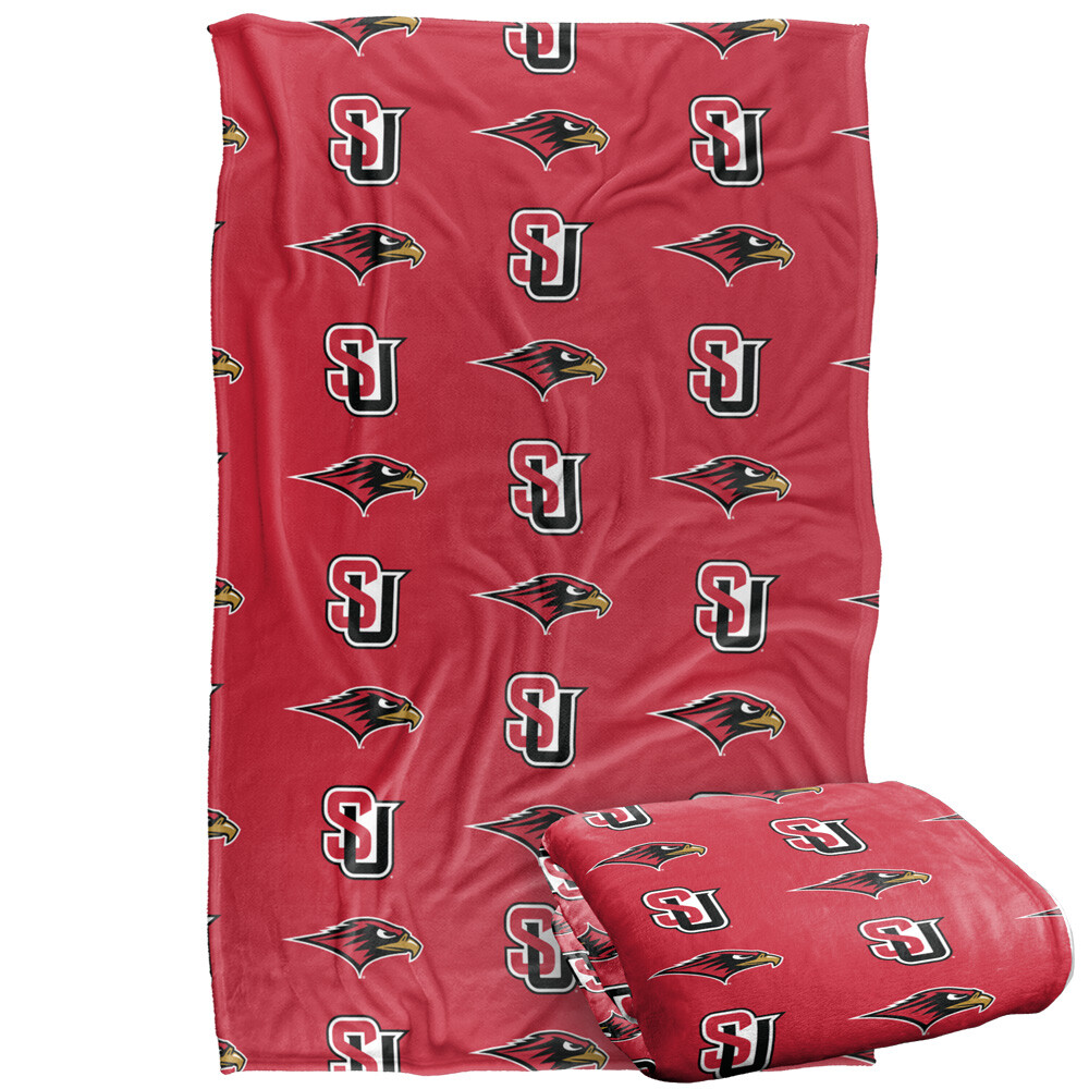Seattle University Logo Pattern Silky Touch Super Soft Throw Blanket