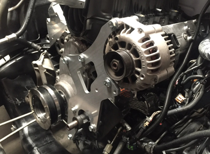 Serpentine Bracket Alternator Power Steering Pump Swap Conversion for LS Engines