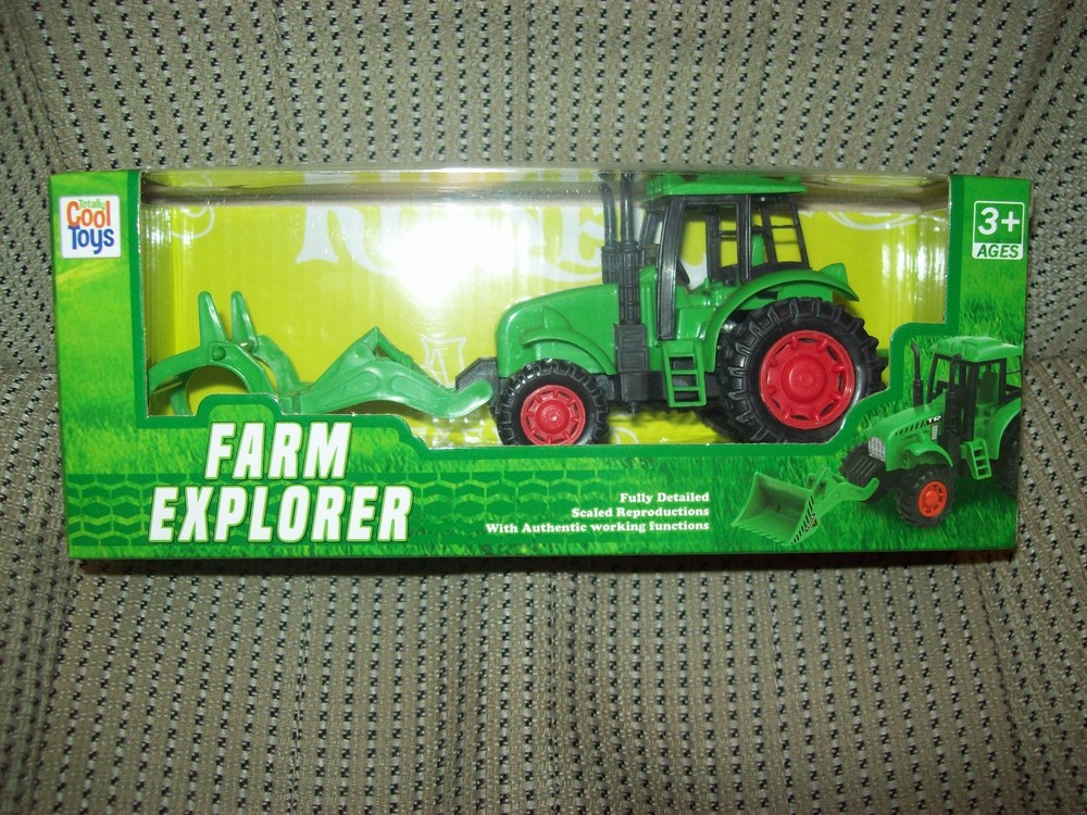 Farm Explorer Fully Detailed with Authentic Working Functions Plastic Tractor