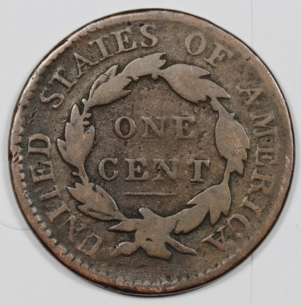 1817 Large Cent. Error. "Mouse on Head". G-VG. 209261