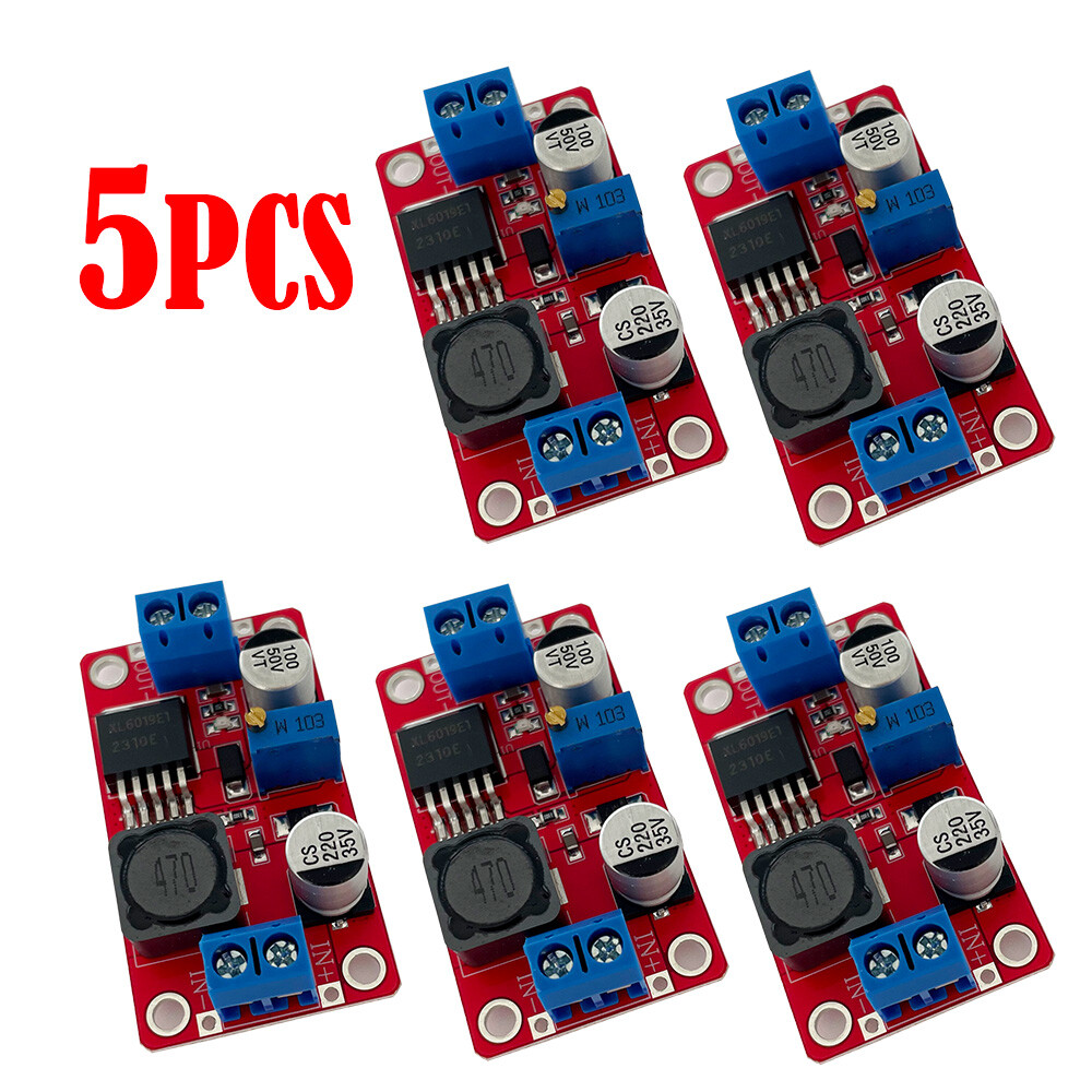 5x XL6019 Boost Converter 5A DC Voltage Step Up Module Over-Current Protection