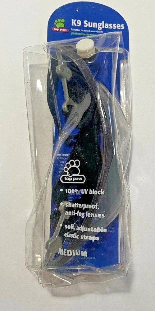 K9 Sunglasses Top Paw 100% UV Block MEDIUM