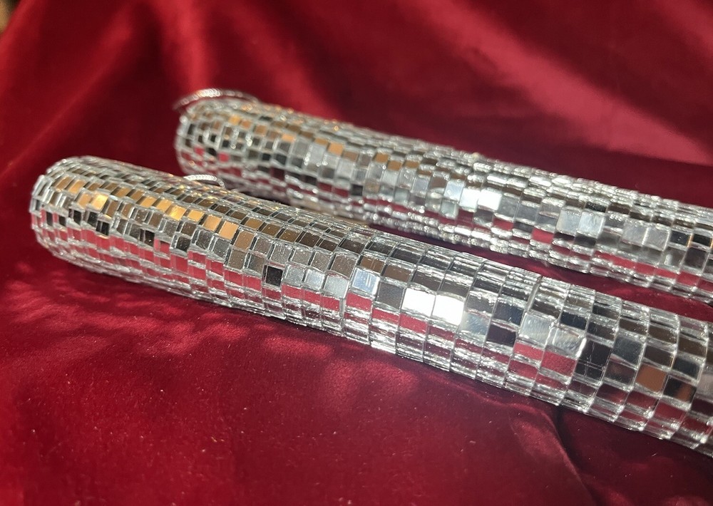 Mirror Ball Icicle Ornament 4 Piece Set