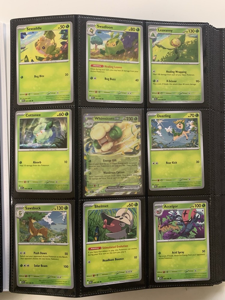 Pokemon White Flare Complete Base Set ( No Binder) C/UC/R/EX