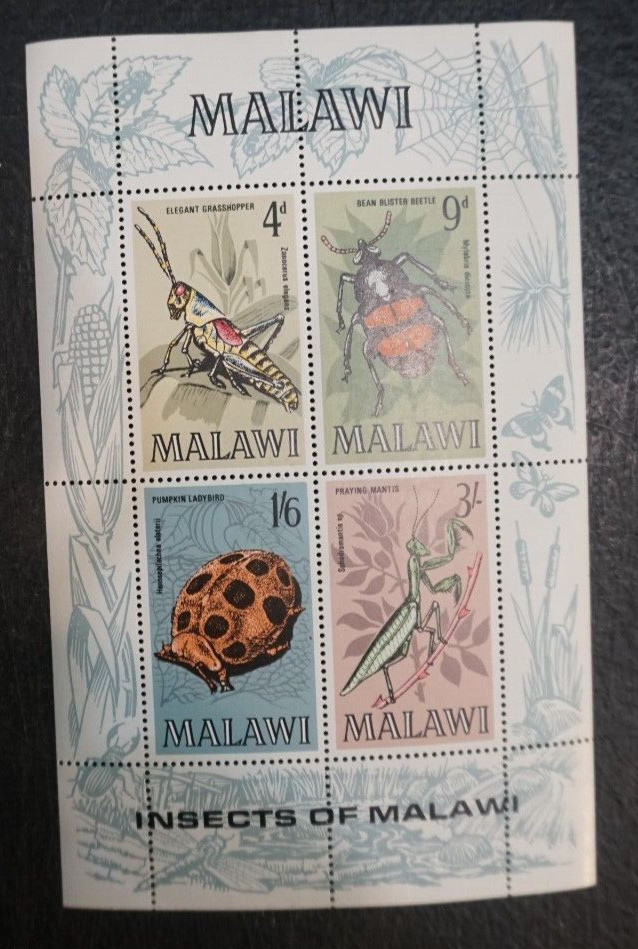 Malawi S/S Insects MNH