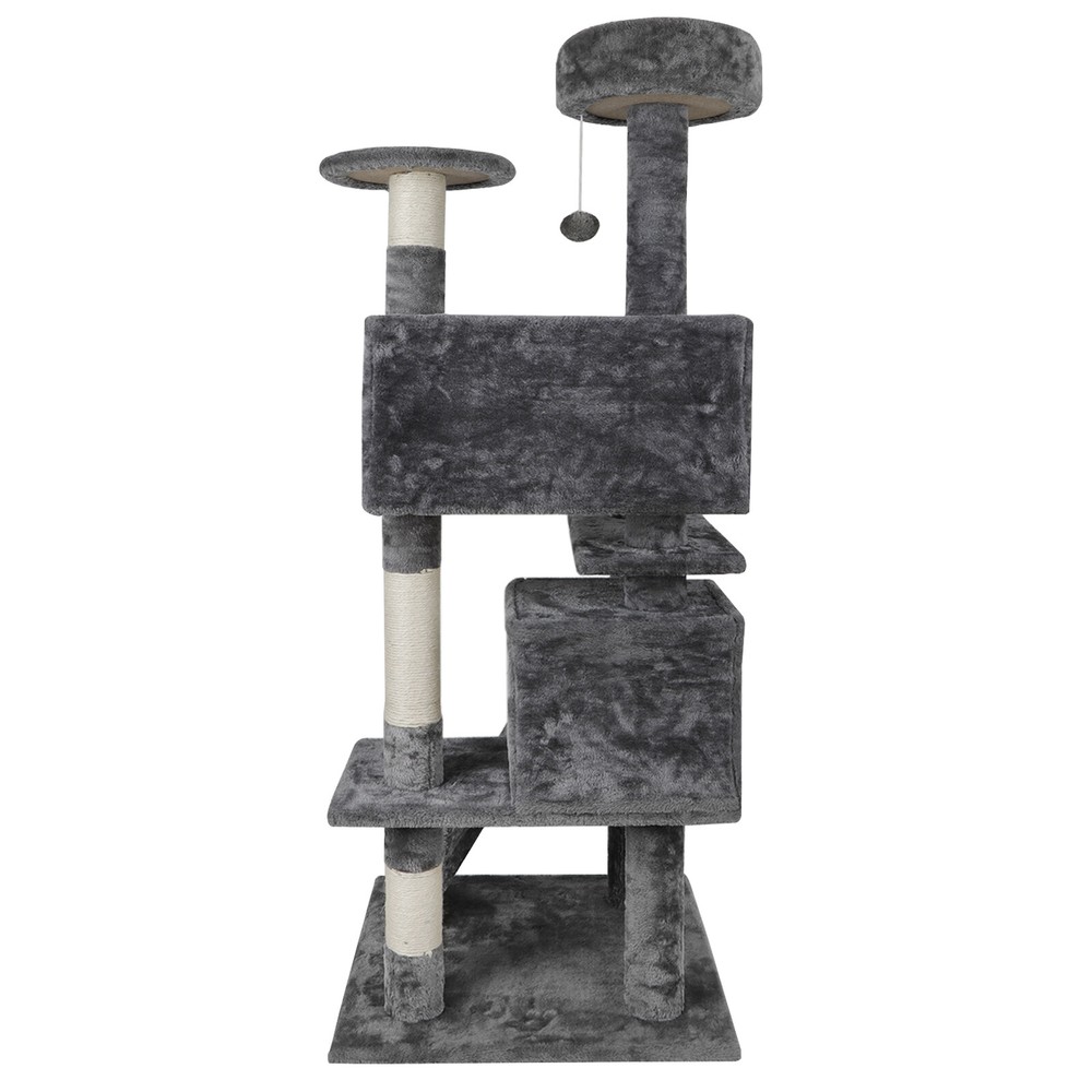 Activity Center 53" STURDY Cat Tree Tower Large Playing House Condo For Rest