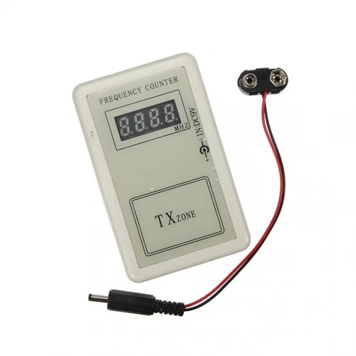 DC7.5-10V Frequency Counter Detector 250-450MHZ Transmitter Frequency Meter