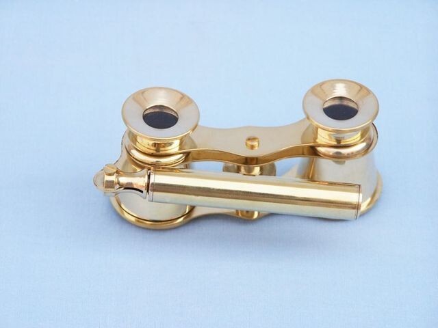 Scouts Solid Brass Binocular w/Handle 4"