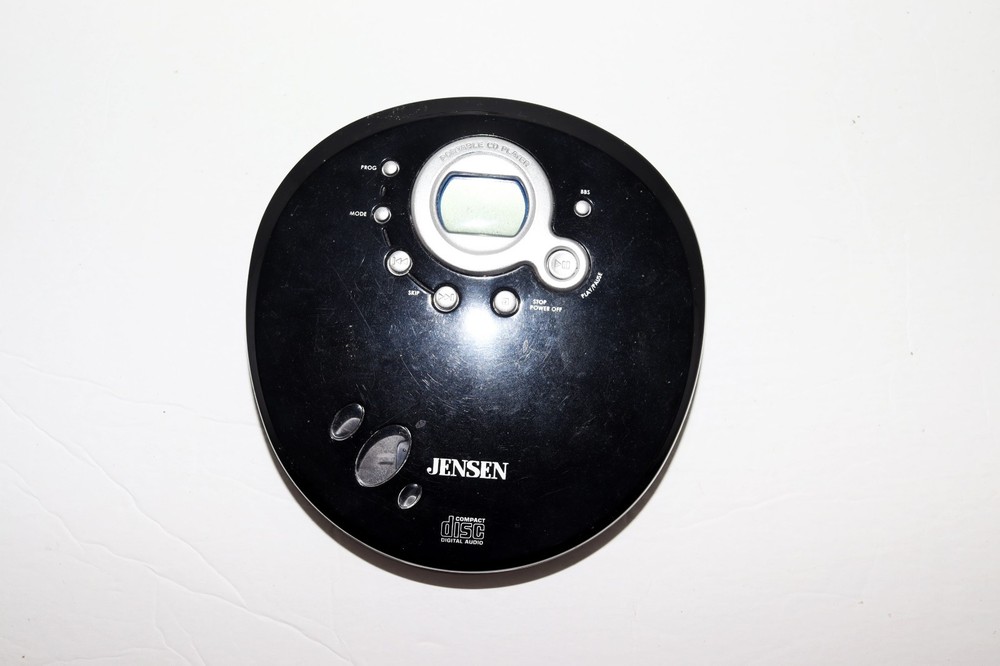 Jensen CD60 Portable CD Player - Silver/Black