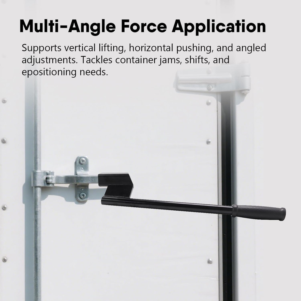 Heavy-Duty Container Door Leverage Tool Enhanced Persuader Bar with Ergonomic De