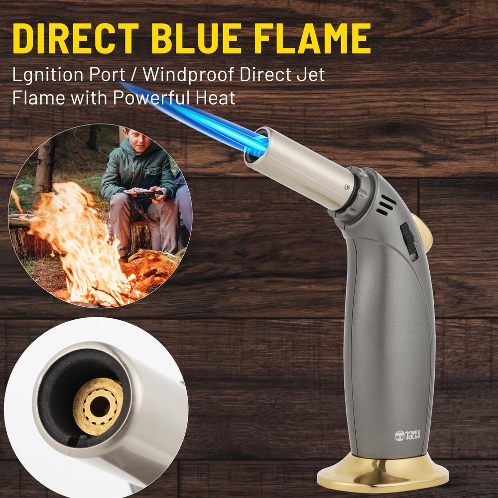 Firepower Butane Torch Premium Kitchen Lighters with Safety Lock...