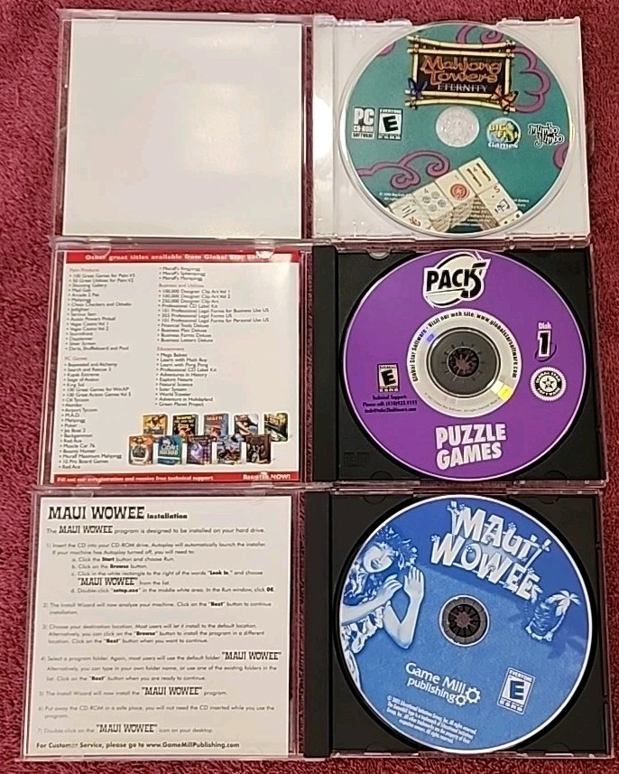 Puzzle And Matching PC Software Lot