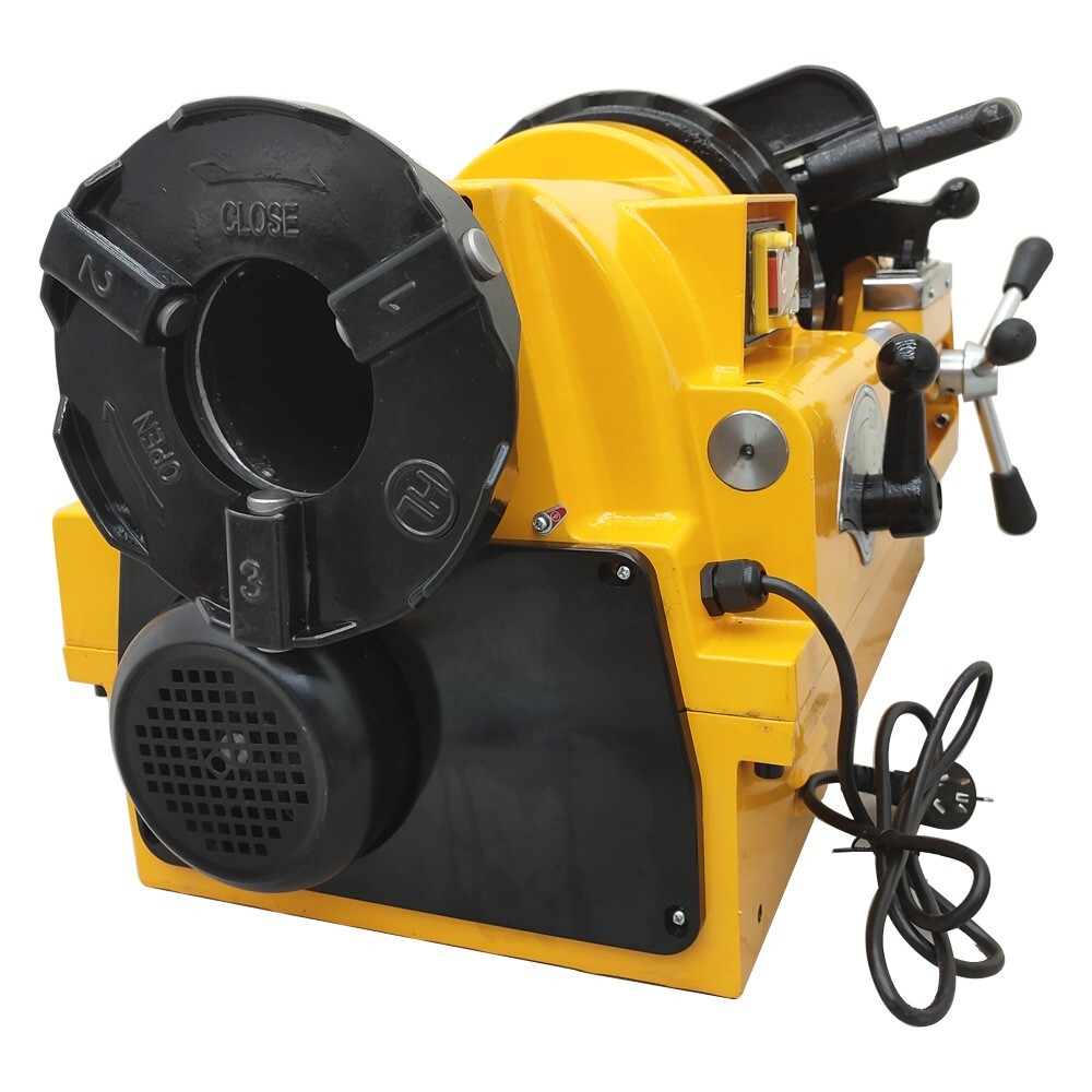 Electric Threading Cutter Pipe Cutting Threader Machine 1/2"-3" w/NPT/BSPT Dies