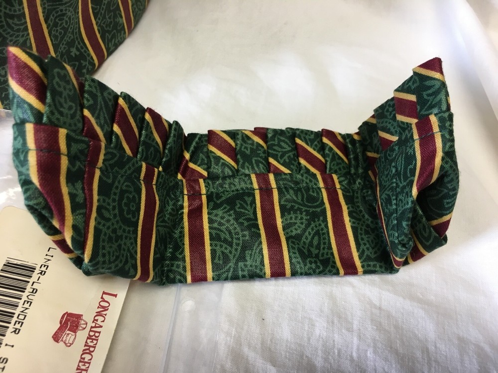 LONGABERGER LINERS - SET OF THREE - NEW - IMPERIAL STRIPE PATTERN