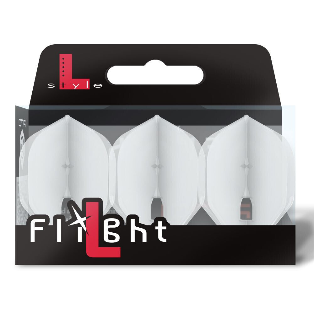 L-Style L1Pro Standard Flights - Clear White
