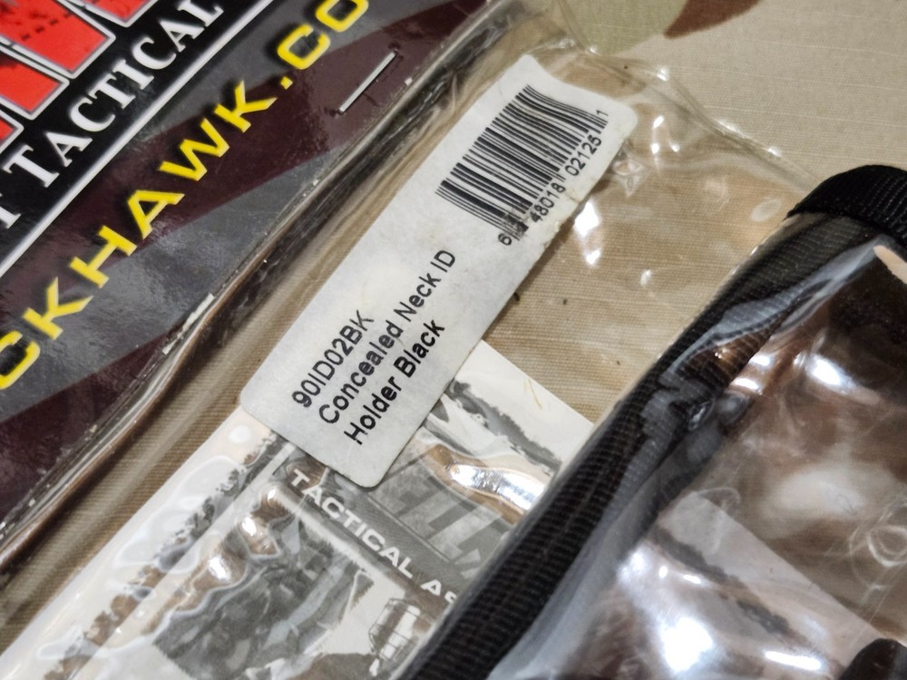 Blackhawk Concealed Neck ID Holder Black READ DESCRIPTION! READ DESCRIPTION! REA