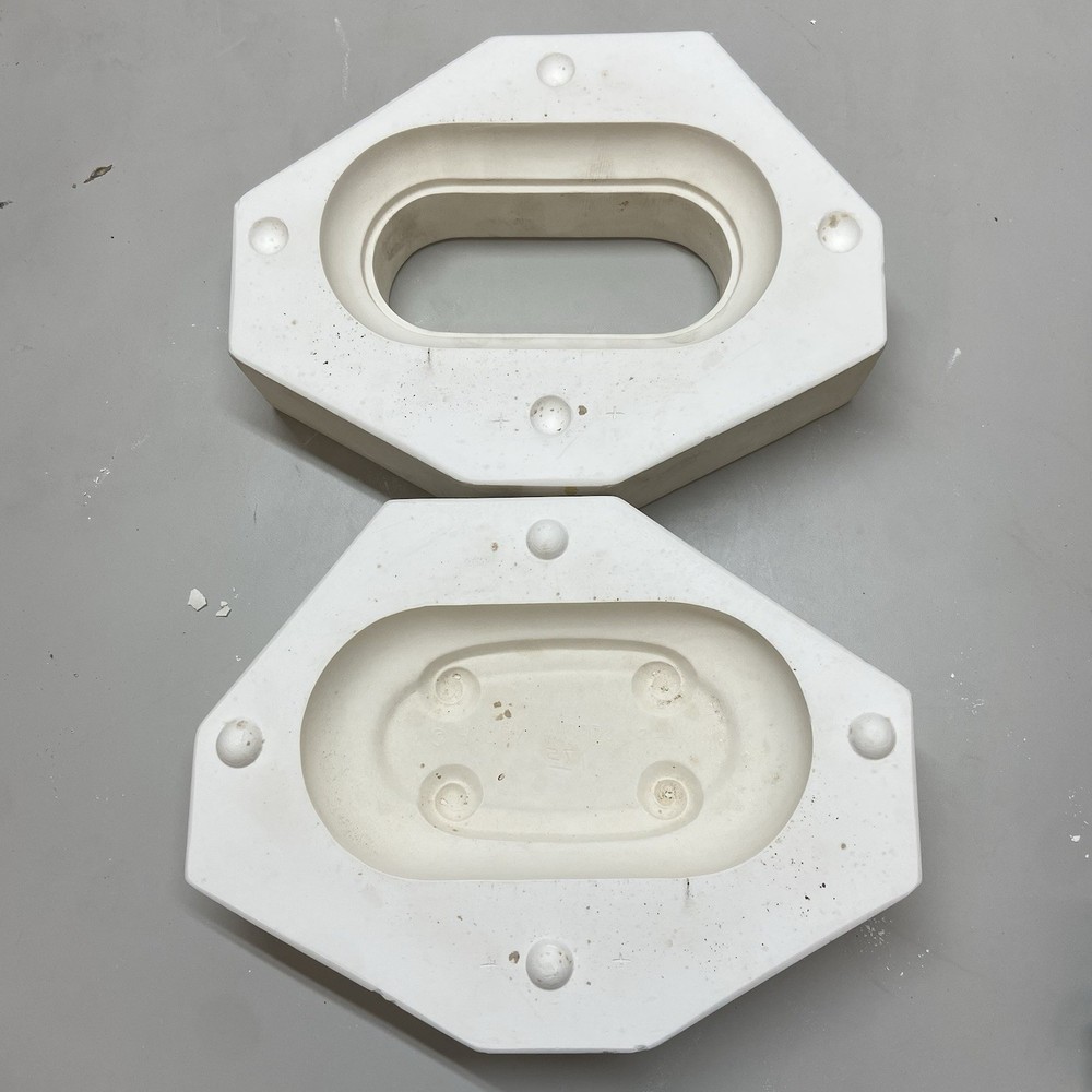 Ceramic Slip Casting Mold B Oblong Rose Box Byron