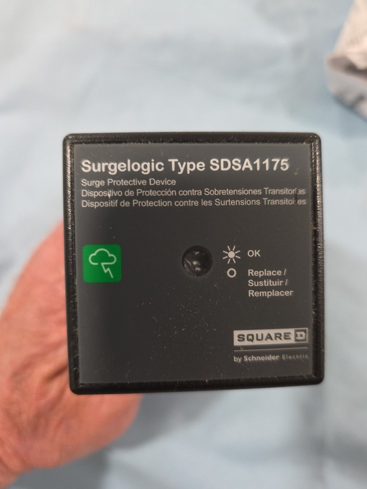 Square D SDSA1175 25kA 3-Wire 120V~ Surge Protective Device