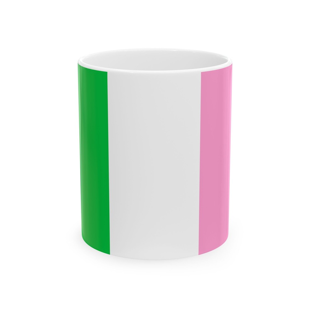 Drapeau de Terre-Neuve (Canada) White Coffee Mug