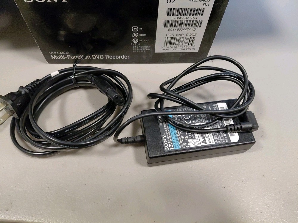 Sony VRD-MC6 Multi Function DVD Recorder Burner DVDirect Used Good Cond