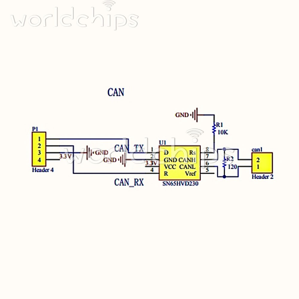 5Pieces SN65HVD230 VP230 Driver Module CAN Transceiver Communication Module