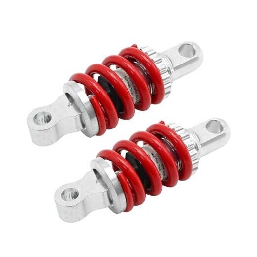 2PCS 100mm Rear Spring Assist Shock Absorber, Adjustable Shock Strut