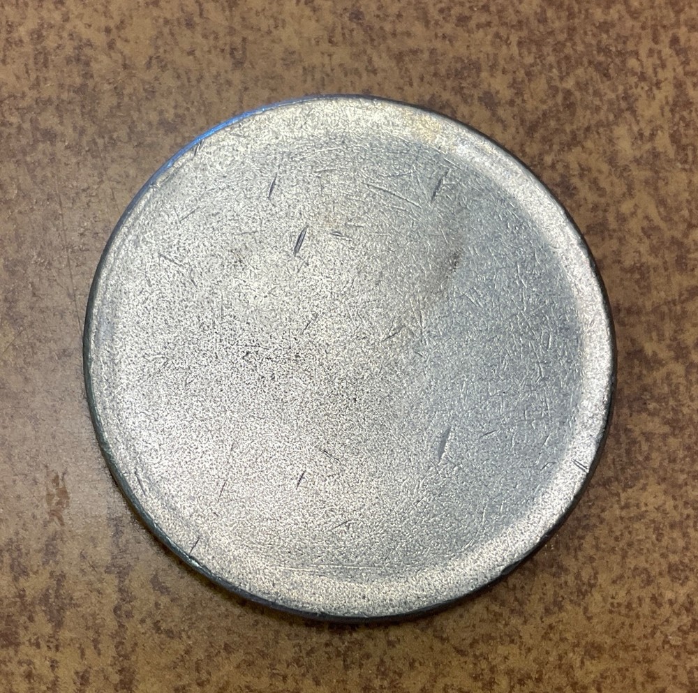35.6 mm foreign coin ERROR blank planchet type 2, 21.6 grams.