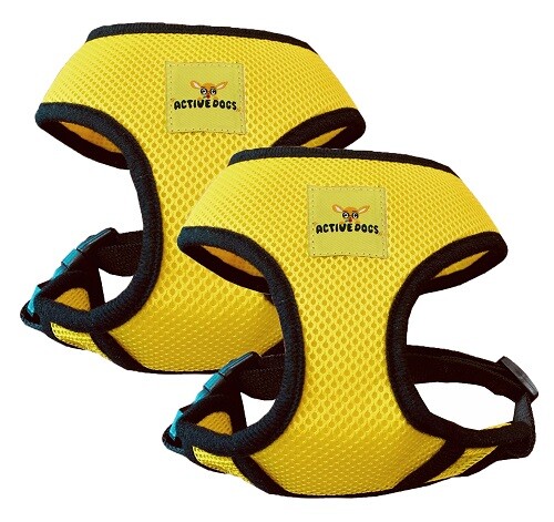 2-Pack Dog Pet Vest Harness Strap Adjustable Mesh Small Medium Large XL No Pull