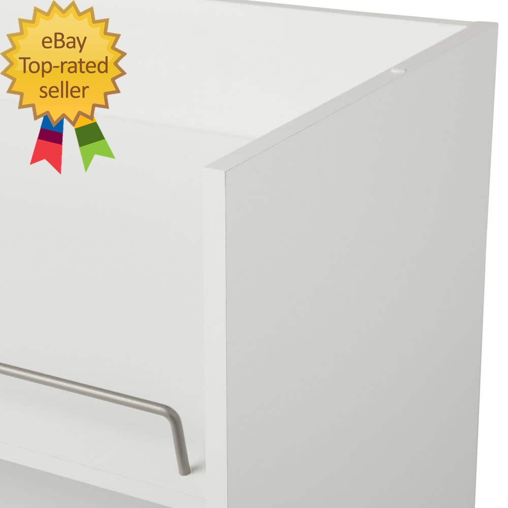 Impressions 3-Shelf White Shoe Organizer