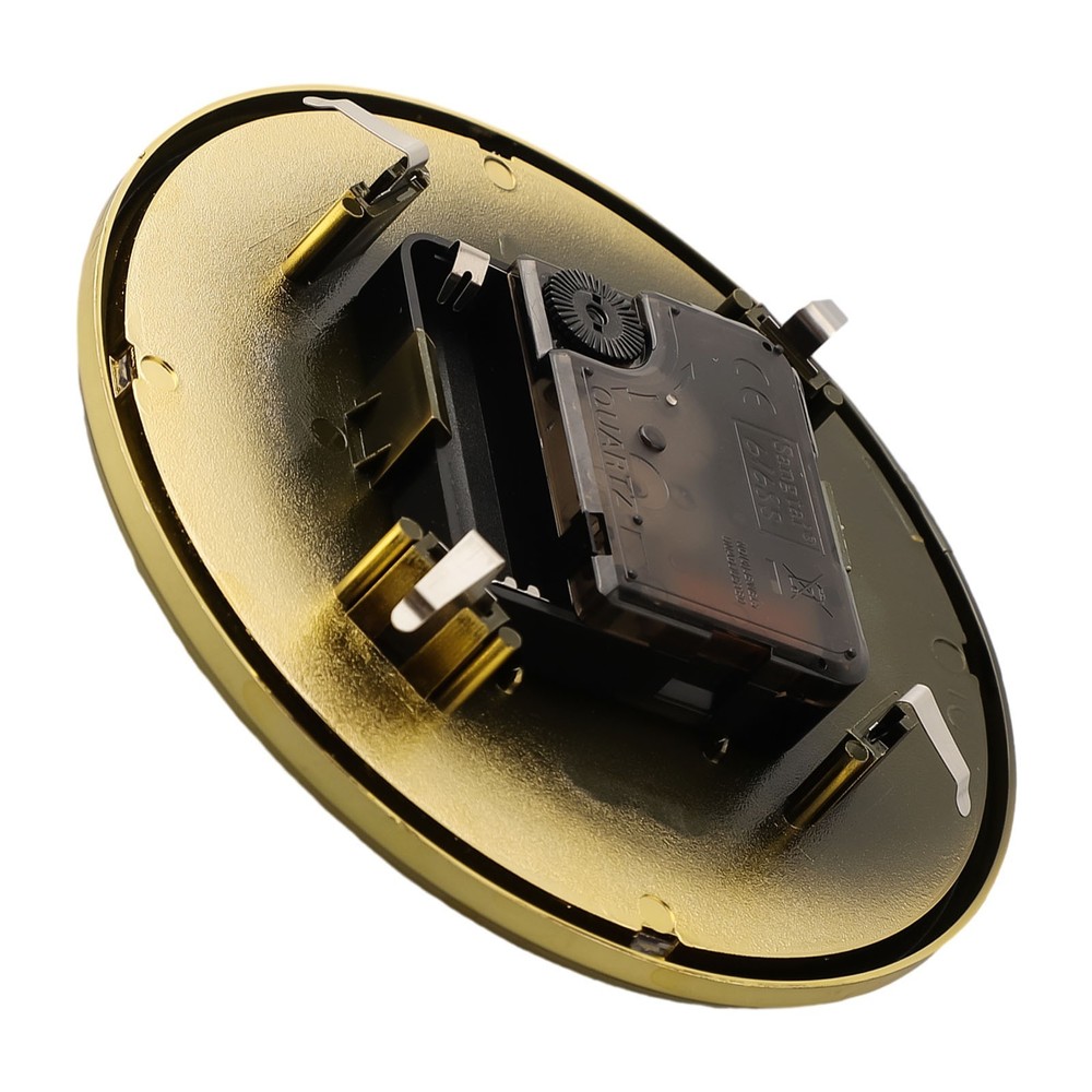 DIY 130MM Quartz Clock Insert Movement Miniature Arabic Numeral Replacement Gold