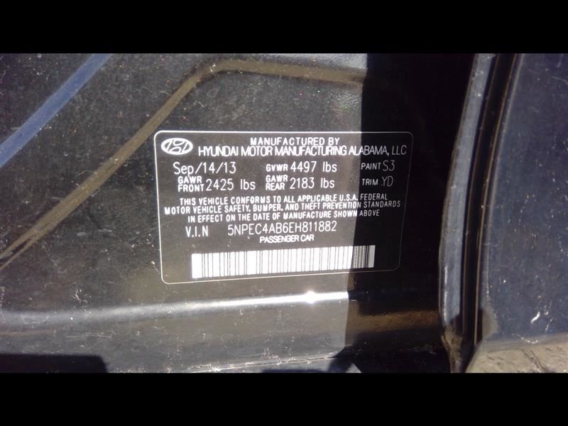 2011 12 13 14 HYUNDAI SONSATA CONSOLE CUPHOLDER TRIM PANEL