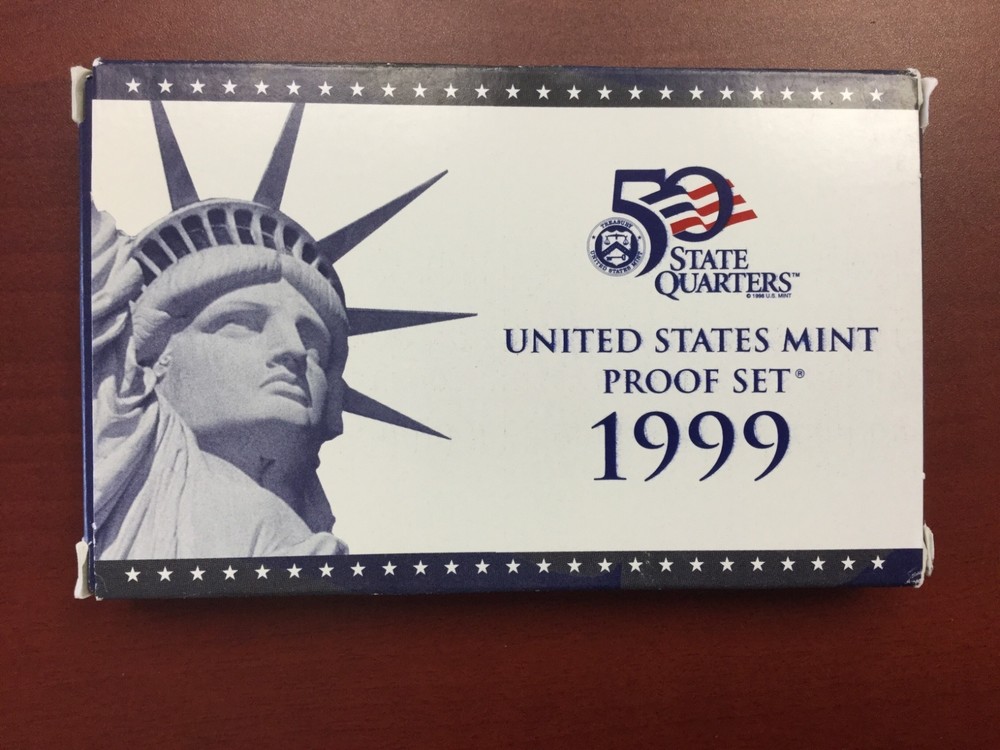 1999 Mint Proof Set with box