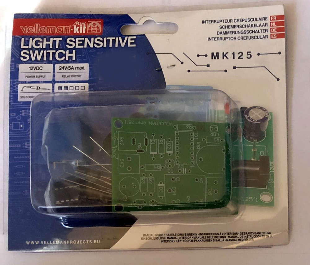 Velleman MK125 Light Sensitive Switch Kit