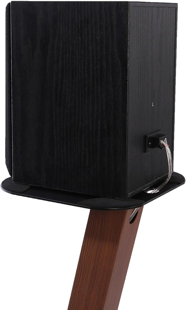 One Pair Fixed Height Universal Speaker Floor Stands - Cedar - 610 Series
