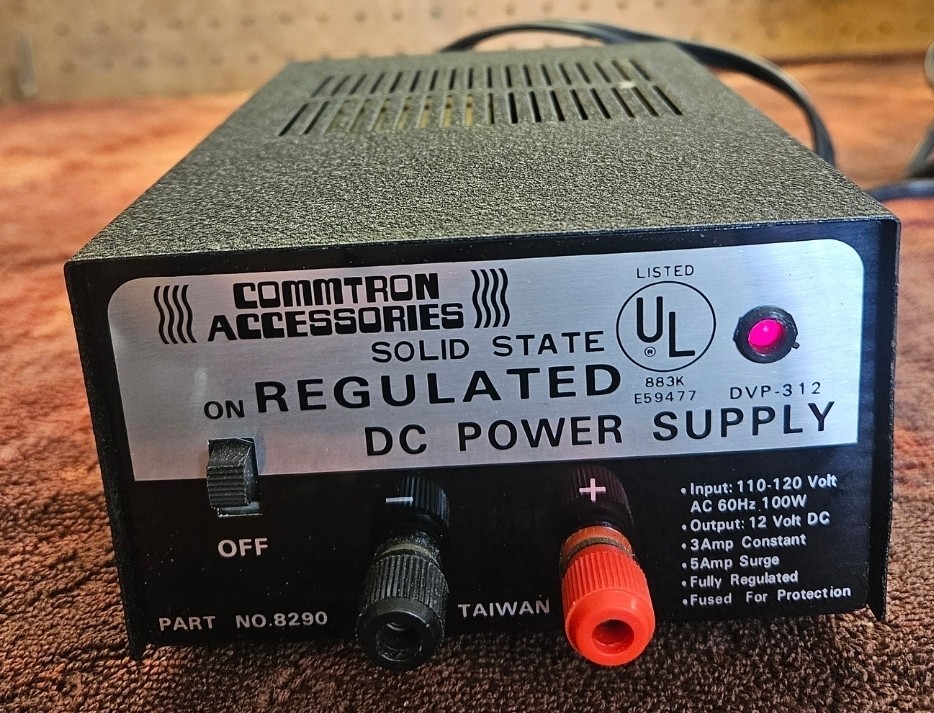 Commtron Accessories DC Power Power Supply Input 110-120 Volt Output 13.8- Volt
