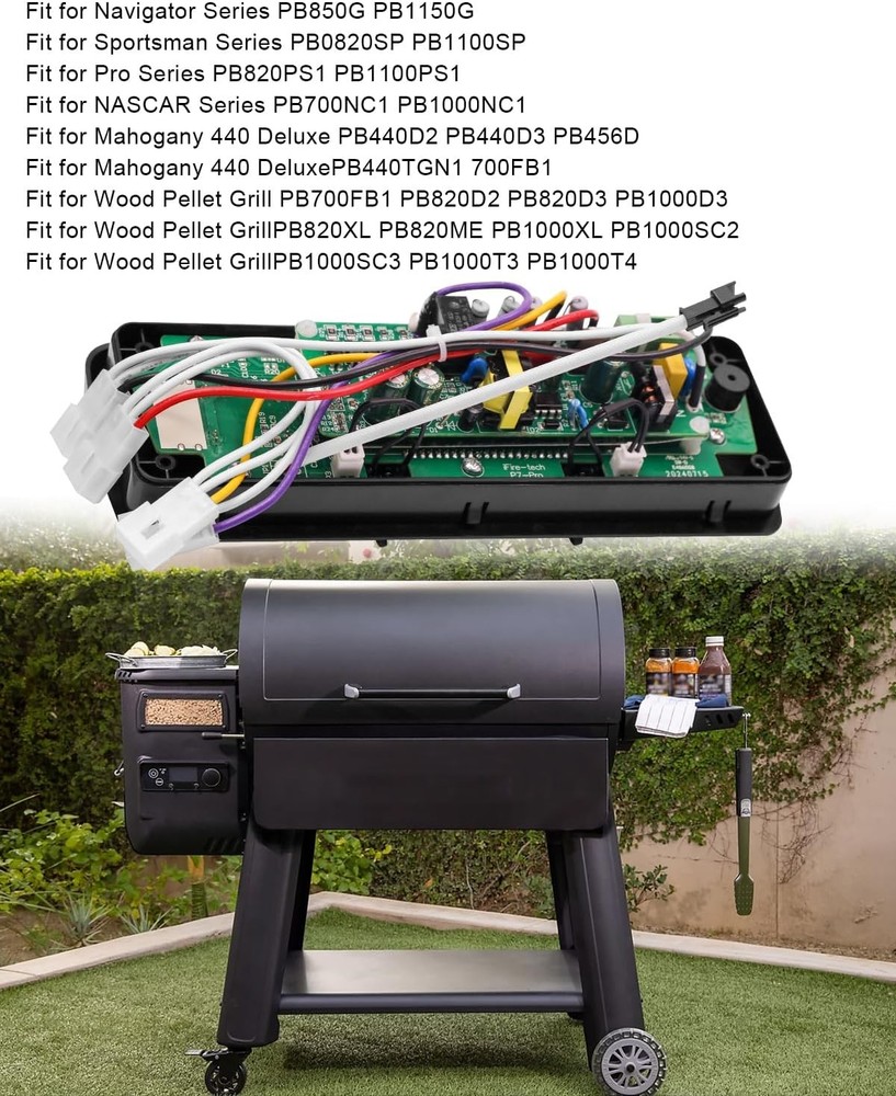 PID Control Digital Board Compatible with Pit Boss Grill PB0820SP black