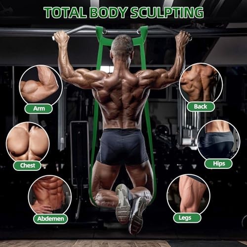 "Resistance Bands Set for Workouts, Pull-Up Assist, Exercise for Home/Gym"