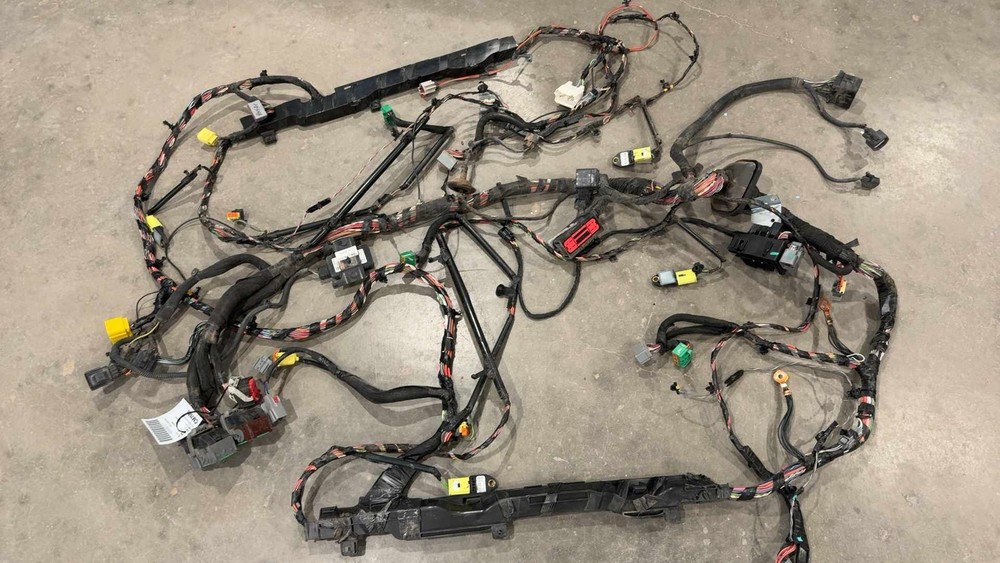 09-12 Ram 1500 Inside Floor Cab Wire Harness Crew Cab Under Seat Pillar Firewall