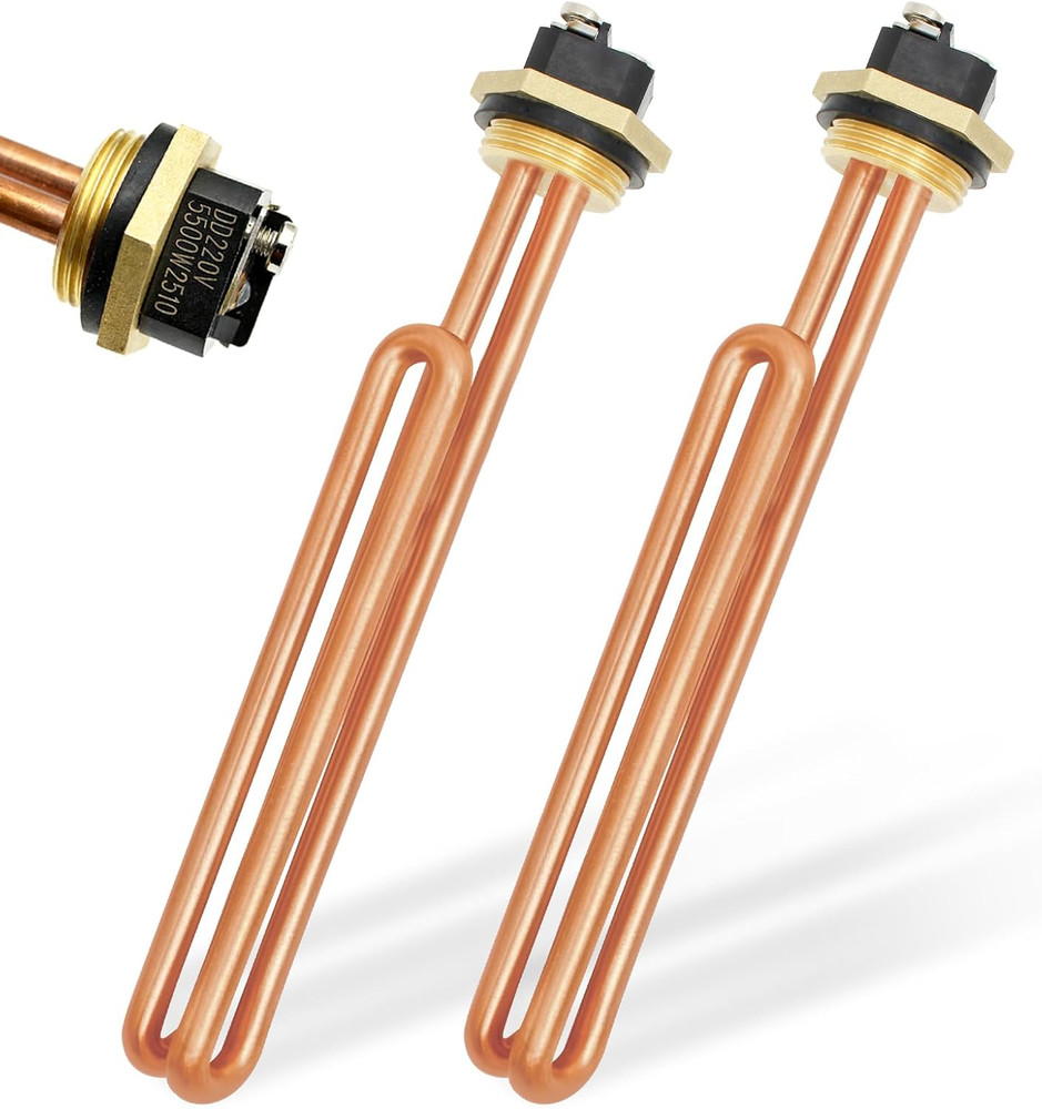 Upgraded 2 Pack HE 55220 Water Heater Element, 5.5KW 220V or 6KW 240V，For Ecosma